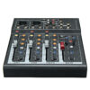 48V Professional 4-Channel Live Studio Audio Sound USB Mixer Mixing Console