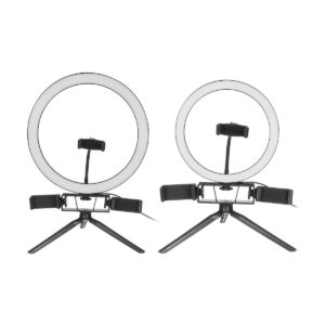 8.7/12.6 Inch LED Video Ring Light with Stand 3 Phone Holder Dimmable Lamp Make-up Youtube