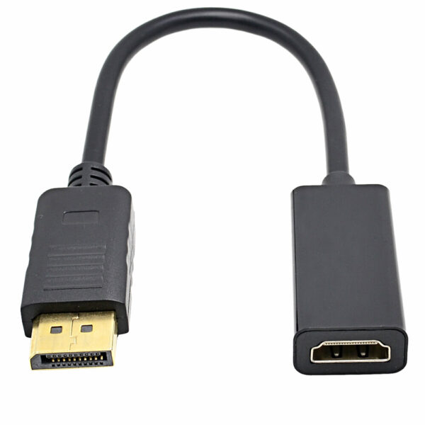 DP to HDMI Cable Adapter Male To Female for HP for DELL Laptop PC Display Port to 1080P HDMI Cable Adapter Converter