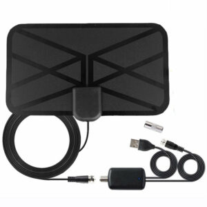 Digital HDTV Antenna Indoor 1500 Miles with Amplifier Signal Booster DVB-T2 ISDB Satellite Dish Receiver TV Aerial