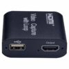 Grwibeou Aluminum Alloy HDMI to USB 4K HD Video Capture Card with Loop out for Live Streaming Streams Video Recording