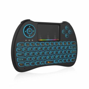 H9 2.4G Mini Wireless Gaming Backlit Keyboard Touchpad Air Mouse for PC TV BOX With RGB Backlight