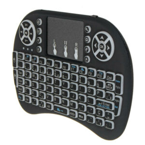 I8 Three Color Backlit Portuguese Version 2.4G Wireless Mini Keyboard Touchpad Air Mouse