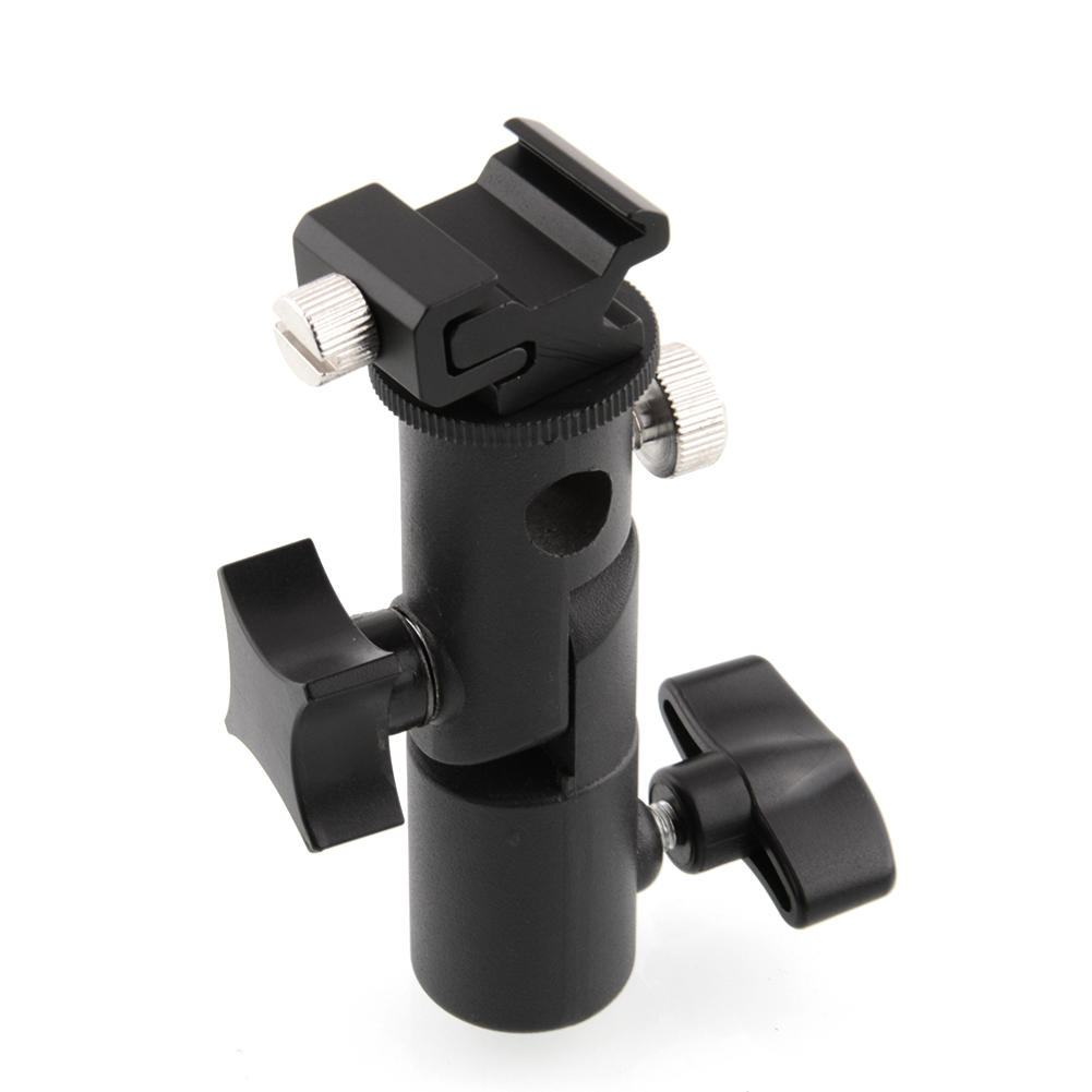 Metal Camera E Type Flash Shoe Umbrella Holder Mount Light Stand ...