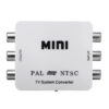 Mini PAL to NTSC TV Video System Bi-directional Converter Switch Adapter