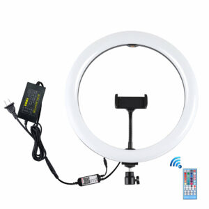 PULUZ PU411 12 Inch 6000-6500k Dimmable LED RGB Video Ring Light with Remote Control for Selfie Vlog Tik Tok Youtube Live Streaming