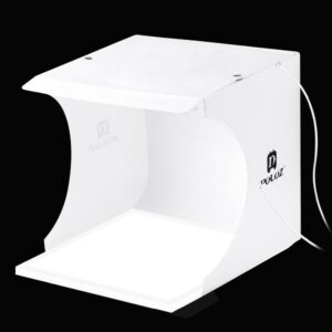 PULUZ PU5137 20cm Portable Shooting Tent with Shadowless Bottom Light Lamp Panel Pad