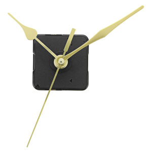 3pcs 20mm Shaft Length Gold Hands Quartz Wall Clock Silent Movement Mechanism Repair Parts