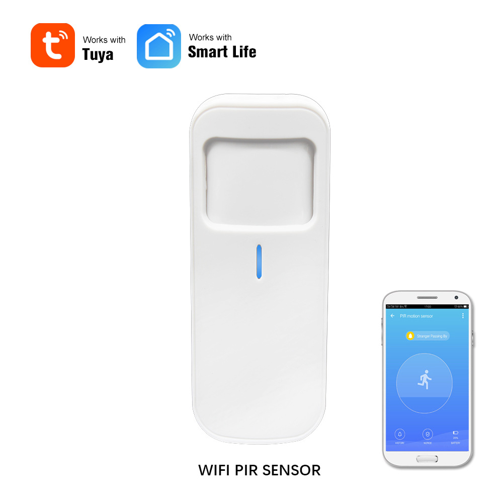 Tuya Wifi Human Infrared Sensor Pir Infrared Detector App Remote Control Work With Tuya Smart