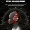 A16 3.5mm Gaming Headset Bass Noise Cancelling Wired Microphone LED Game Headphone