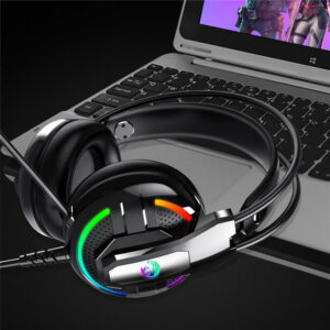 A18 E-sport Headphone 3.5mm Earphone Stereo HiFi Gaming Headset With Mic for PC Mobile Phone