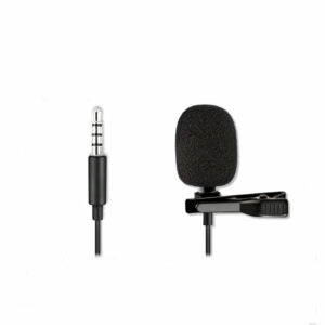 ALTSON AL-M3 3.5mm Lapel Condenser Microphone for iPad PC Mobile Phone Camera Portable Lavalier Mic for DV Audio Video Record Clip-on Mic for Smartphone Camcorder