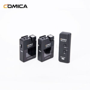Comica BoomX-D UC2 2T1R 2.4G 2T1R Digital Wireless Lavalier Microphone System for Android Type-C Mobile Phones for Canon for Type-C Mobile Phone