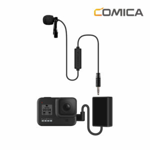 Comica CVM-V01CP 2.5M Lavalier Microphone Clip-on Omnidirectional Condenser Interview Mic for USB-C DSLR Sports Camera