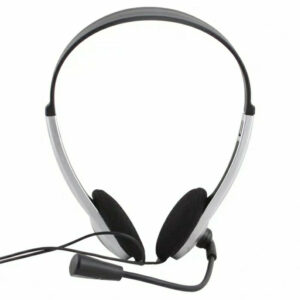 Computer Headphone Wired Control Earphones with Mic
