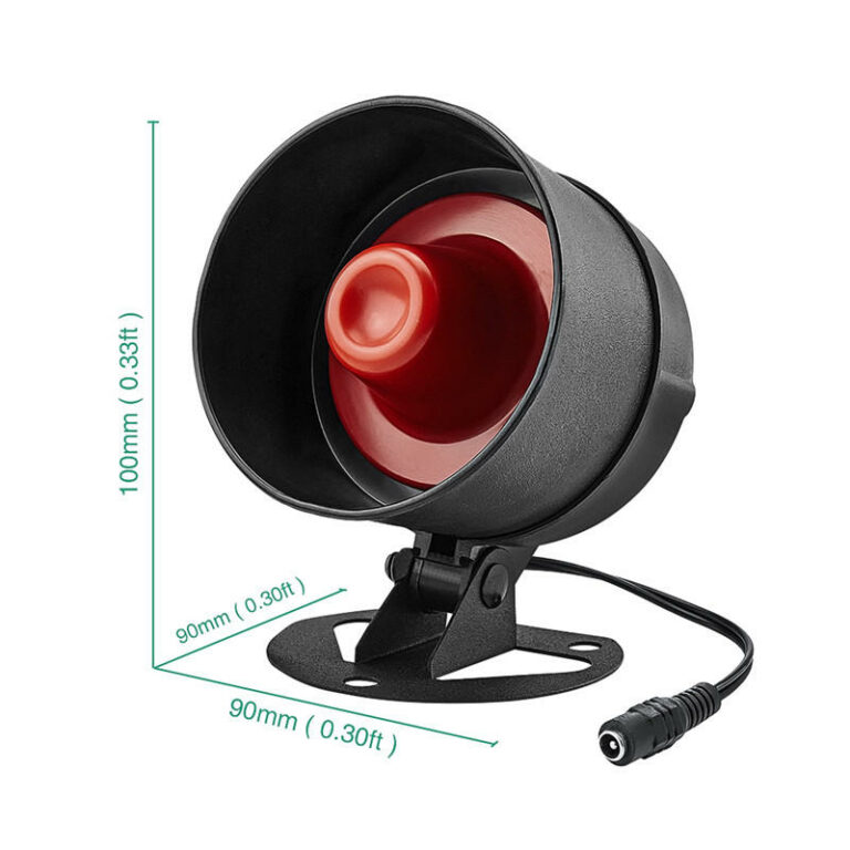 Fuers Alarm Siren Speaker Loudly Sound Alarm System Kits Wireless Home