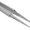 Gray Bend Head Titanium Alloy Tweezers Professional Maintenance Tools 0.15mm Edge Precision Fingerprint Tweezers Apple Main Board Copper Wire