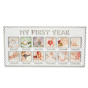 Infant's Baby One Year Picture Hanging Decorative Banquet Photo Picture Frames