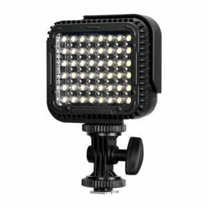 NANLITE CN-LUX480 Black 2.9W 5600K 48 LED Video Light Photographic Lighting for Camera