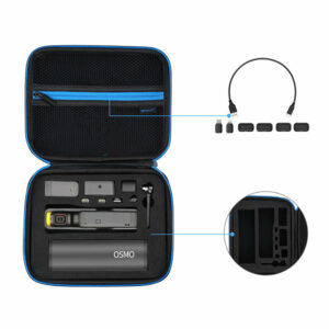 PULUZ PU551B Waterproof Carry Travel EVA Storage Case Bag for DJI OSMO Pocket 2 Handheld Gimbal Camera
