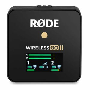 Rode Wireless Go II 2.4G Wireless Lavalier Mic Microphone System for Android Phones Camera Laptop 200m Transmission