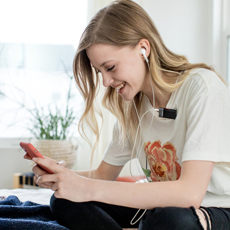 AudioWow Wireless Microphone by SabineTek: Bluetooth, Clip-On