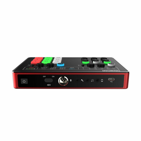 TAKSTAR MX1 Sound Card for Live Broadcast Game Webcast Karaoke Anchor Audio Card for Mobile Phone PC Computer