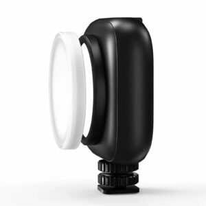 TELESIN Mini LED Video Light Lamp Fill Light with Diffuser for DSLR Camera Mobile Phone Live Broadcast Photography Studio