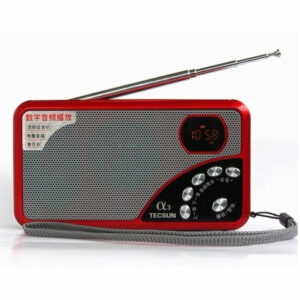 Tecsun A3 FM Stereo Radio Portable MP3 Broadcasting Digital Receiver TF Card Audio Player