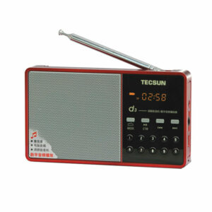 Tecsun D3 FM Stereo Radio Music MP3 Digital Song Selection TF Card Portable Radio with Built-in Speaker for The Elderly