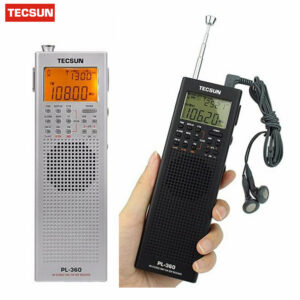 Tecsun PL-360 Radio DSP Receiver FM MW SW LW with External AM Antenna Outdoor Antenna Portable Radio Recorder