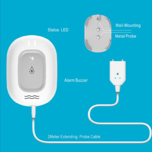 Tuya Smart WIFI Water Leak Alarm Sensor Wireless Security Intelligent Detector APP Alert