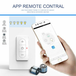 WIFI Light Dimmer Switch Voice Control US Plug Smart Switch Work with Google Assistant Amazon Alexa