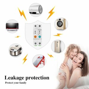 WIFI Metering Switch Smart Leakage Switch Current Voltage Power Data Acquisition Mobile Phone Remote Control Switch