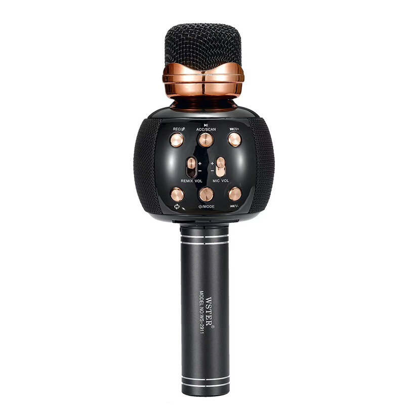 Portable Bluetooth Karaoke Player with FM Radio and TF Card HD