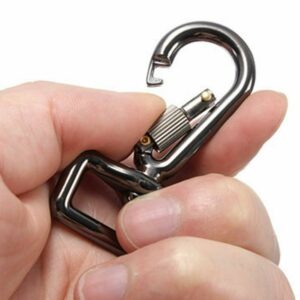 Zinc Alloy Quick Release Trigger Snap Hook Ring Carabiner Screw Lock for DSLR Camera Bags Sling Strap