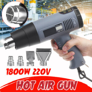 220V 1800W Electric Hot Air Gun Heating Tool Shrink Wrapping Thermal Power Hot Air Gun