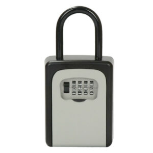 4 Digit Combination Password Safety Key Lock Box Padlock Organizer Code Lock Storage Case