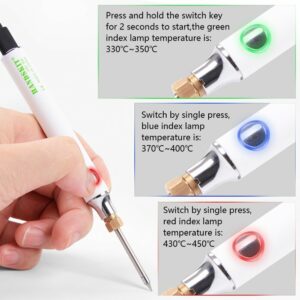 5V 8W USB Electric Soldering Solder Iron Pen Fast Heating Hand Welding Tools Kit