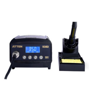 ATTEN AT938D 60W Lead-free 60W ESD Digital Soldering Iron Station SMD Rework Staion for BGA Soldering Mortherboard Repair