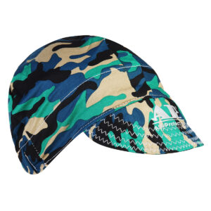 Adjustable Elastic Welding Welders Hat Cap Sweat Absorption Cotton Army Camouflage Summer