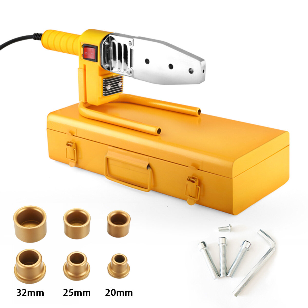 Pipe Welding Machine 600/800/1000/1200W 20110mm Pipe Soldering Iron Plastic Welding Tool PP/PPR