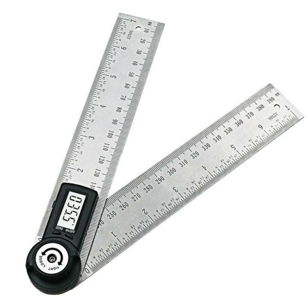 200mm 360° Digital Display Protractor angle finder ruler Inclinometer ...