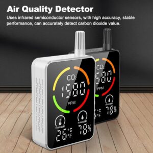 3 In 1 CO2 Temperature Humidity Monitor Infrared Semiconductor Multifunctional Air Quality Detector