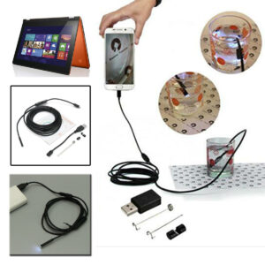 5.5mm 2m 6 LED Lens USB Camera Borescope for Android Phone Laptop