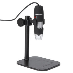 5MP 8 LED USB Digital Camera Microscope Magnifier Lift Stand 1X-500X 5V DC Video