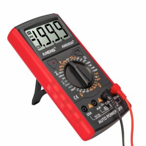 ANENG AN9205A+ Digital Multimeter Resistance Diode Continuity Tester AC/DC Voltage Current Meter Red