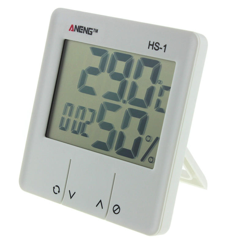 ANENG HS1 Digital LCD Weather Station Thermometer Hygrometer Electronic Temperature Humidity