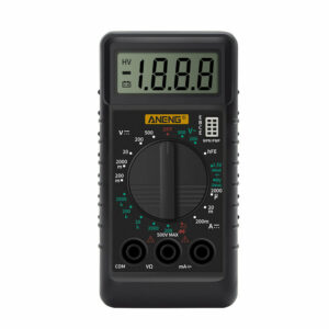 ANENG Mini Digital Multimeter with Buzzer Overload Protection Pocket Voltage Ampere Ohm Meter