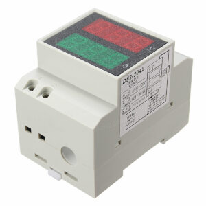 Din Rail LED AC 80-300V 0-100.0A Volt Meterr Ammeter Active Power and Power Factor Time Energy Meter